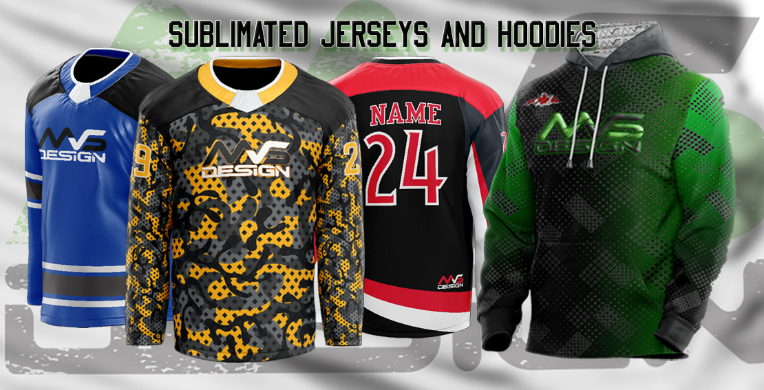 SUBLIMATED JERSEYS AND HOODIES
